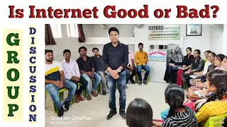 Is Internet Good or Bad? | GROUP DISCUSSION | GD | DEBATE | SPOKEN ENGLISH