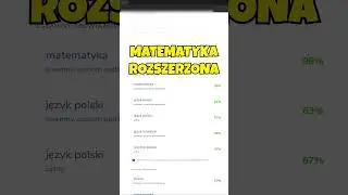 MOJE WYNIKI Z MATURY!