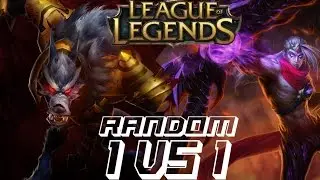 Random 1 vs 1- League Of Legends! WarWick Vs Varus!!