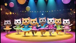 Kitty Cat Dance &ndash; Paw Paw Shuffle + More | Fun Animal Dance Rhyme for Kids