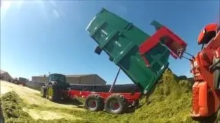 DEGUILLAUME benne BL155D ensilage d'herbe