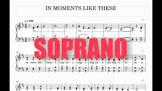 In Moment Like This SOPRANO - second Part for PRACTICE with ATB