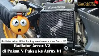 Begini Jadinya Radiator Aerox New Dipaksakan ke Aerox Old, Radiator Uma Racing di 'PNP-kan'