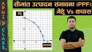 Production Possibility Frontier (PPF) | Class 12 | Microeconomics (in Hindi) | Chapter-1 (Part-12)