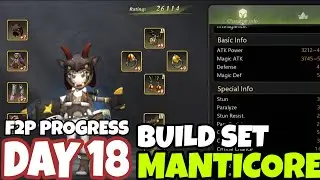 AKHIRNYA SET MANTICORE! REVIEW F2P PROGRESS DAY 18 | DRAGON NEST M CLASSIC