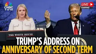 White House LIVE: Donald Trump & Karoline Leavitt Addresses Media As He Leaves For Davos | N18G