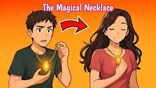 The Magical Necklace: A Tg Tf Comic Story || Tg Caption