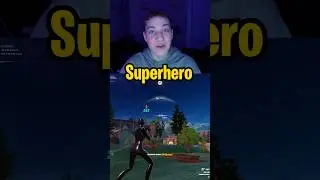 Как получить полностью черный облик супергероя в FORTNITE #fortnite #fortniteshorts #shorts