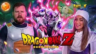My wife REACTS to DRAGON BALL Z for the FIRST Time | Part 10 - Frieza Transforms!