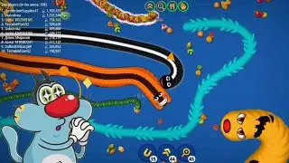 WormsZone.io - Wild Spike Ray Snake #24 | Bawal Hunter