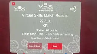 2771X- VR Skills 70 points