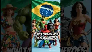What If Superheroes Were Brazilian? 🇧🇷 #aishorts