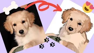 Puppy VECTOR ART  😍🐶💖🐾