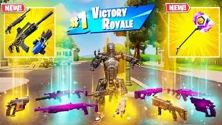 MECHAGODZILLA vs NEW 3 MEDALLIONS & WEAPONS MYTHIC&rsquo;S CHALLENGE NEW! (FORTNITE CHAPTER 6 SEASON 4)