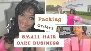 Pack and Ship Hair Growth Products with me 📦💕| Start your own Haircare Line $$$