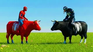 الرجل العنكبوت انقاذ باتمان Spider-Man Rescue batman vs iron man vs venom funny Game GTA 5 superhero