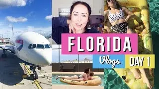 FLORIDA VLOGS DAY 1 | Travel Day + Luxury Florida Villa !