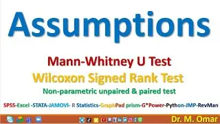 Assumptions for Mann Whitney U test and Wilcoxon Signed Rank test
