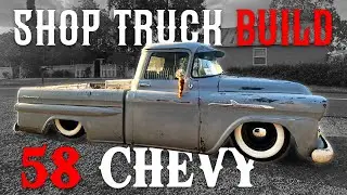 1958 CHEVY APACHE.  GETTING THE SHOP TRUCK READY FOR LS SWAP