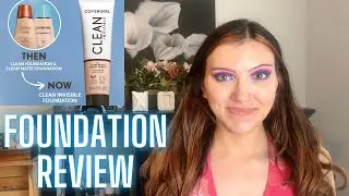 NEW COVERGIRL CLEAN INVISIBLE FOUNDATION REVIEW & WEAR TEST