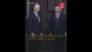 US and China agree to resume military communications after summit #china  #us #joebiden #xijinping