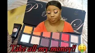 IS IT WORTH THE HYPE? HALO EYE PLOUISE PALETTE ON DARK SKIN!!