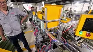 cleaning chamfring ,finishing machine for paint roller (third process)