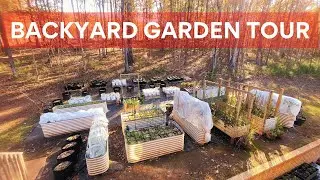 Garden Tour and Harvest (Checking the Garden After Our First Frost) ❄️ (Week 1) December 2024