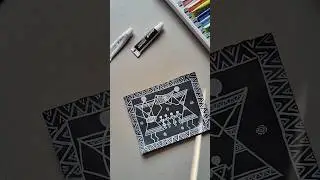Traditional art form India 🖌️#sketchersunited #drawing #mandalaart#sketchersunited#art #diy#drawing