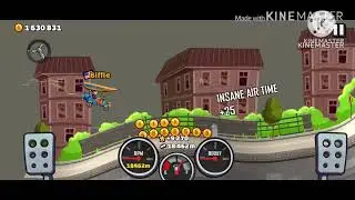 ADVENTURE RECORD WITH GLIDER IN CITY 24,003M - Hill Climb Racing 2