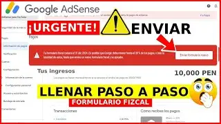 Como LLENAR FORMULARIO FIZCAL de YouTube / Evita perder el 30% 💸 de tu DINERO