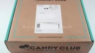 Candy Club Box August 2014 + $20 Coupon - Candy Subscription Box