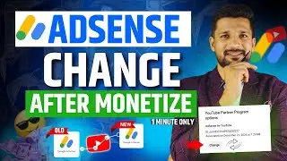 How to Change Google AdSense Account After Monetize | Change AdSense account on YouTube