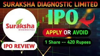 Suraksha Diagnostic Limited Ipo Analysis || Ipo Alerts ! Gmp Analysis || Golden Opportunity ||