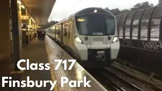 A Great Northern Class 717 Arriving At Finsbury Park Station  (21/10/23)