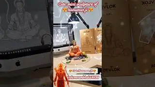 Cute Mini Sculpture AI Art of Hanuman Ji 😍 | #ytshorts #shorts #trend #trending #new #aiart #ai