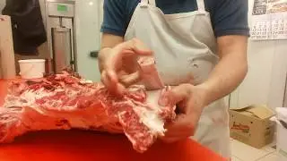 Como  deshuesar un costillar delantero (churrasco)