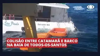 COLISÃO ENTRE CATAMARÃ E BARCO NA BAÍA DE TODOS OS SANTOS