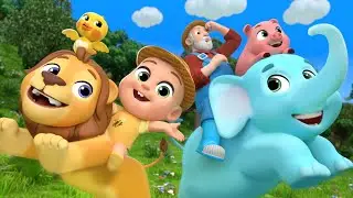 Lagu Kakek McDonald bersama Hewan Safari + Lebih Lagu Anak Belajar | Lalafun Bahasa Indonesia