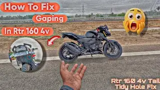 NO GAPS NO HOLES  - Clean and perfect tail Tidy in Rtr 160 4v | Rishi 16t #tailtidy #apachertr1604v