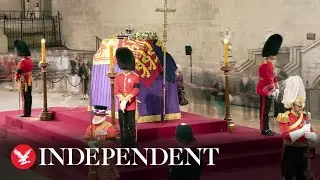 Live: Live coverage as mourners queue to visit Queen's coffin