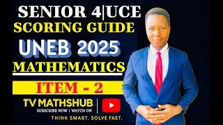 UNEB | UCE Математика 2025, задание 2 | Пошаговое решение и объяснение