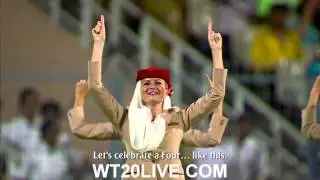 Emirates Air Hostess dance Performance before ICC WT20 2016 Final