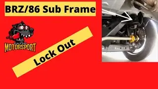 Rear Sub Frame Bushes  lock Out BRZ/Toyota 86