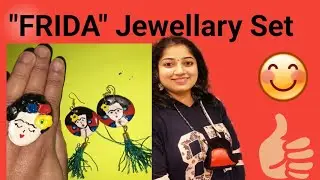 Frida Jewellaries! #handmade #jewellary #fridakhalo #fridakahlo #subscribe #madhuscreativehub #diy