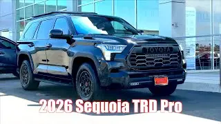 First Look:  New 2026 Toyota Sequoia TRD Pro Hybrid