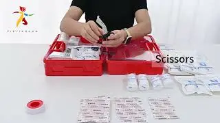 Plastic waterproof first aid kit