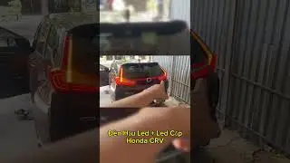 Đ&egrave;n Hậu Led + Led Cốp + Led Cản Cho Honda CRV #ledcop #denhau #crv #ledcan