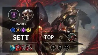 Sett Top vs Graves - EUW Master Patch 11.23
