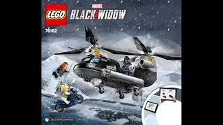 LEGO Instructions | Marvel | 76162 | Black Widow's Helicopter Chase | Black Widow